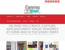 Tablet Screenshot of capturingmagic.me
